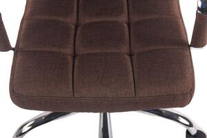 Krzesło biurowe Siena brązowe
