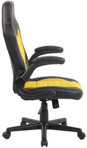 Krzesło biurowe Virginia żółte