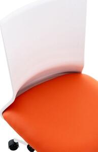 Krzesło biurowe Sloan pomarańczowe