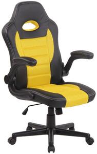 Krzesło biurowe Virginia żółte