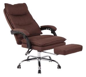 Krzesło biurowe Alianna brązowe