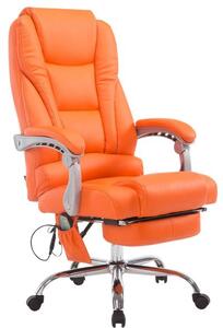 Pomarańczowe krzesło biurowe Bonnie