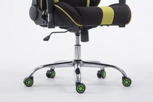 Krzesło biurowe Brylee czarne/zielone