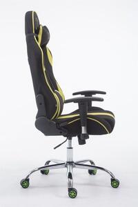 Krzesło biurowe Brylee czarne/zielone