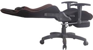 Krzesło biurowe Brynleigh czarny/brązowy