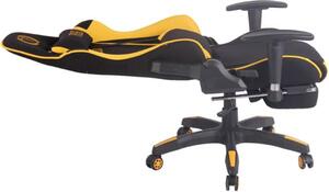 Krzesło biurowe Brynleigh czarny/żółty