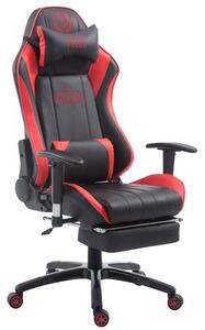 Krzesło biurowe Damien czarny/czerwony