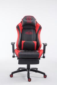Krzesło biurowe Damien czarny/czerwony
