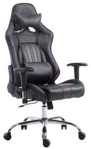 Krzesło biurowe Estrella czarny/brązowy