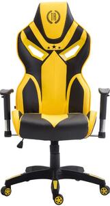 Krzesło biurowe Greta czarny/żółty