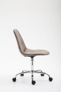 Krzesło biurowe Jayda brązowe