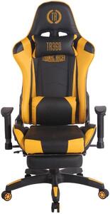 Krzesło biurowe Ivanna czarny/żółty