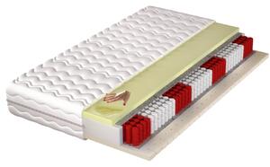 Materac kieszeniowy multipocket z pianką termoelastyczną oraz lateksową Vilo 80x200