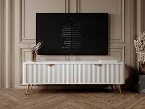 Szafka pod telewizor z drzwiczkami 163 cm Latina Biała