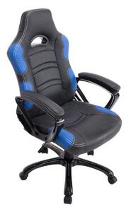 Krzesło biurowe Kataleya czarno/niebieskie