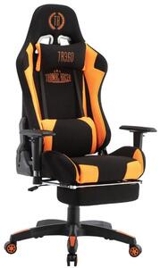 Krzesło biurowe Kash czarny/pomarańczowy