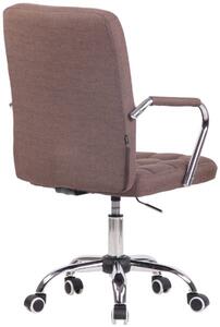 Krzesło biurowe Kassidy brązowe