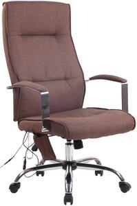 Krzesło biurowe Levi brązowe