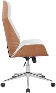 Krzesło biurowe Laney natura/biały