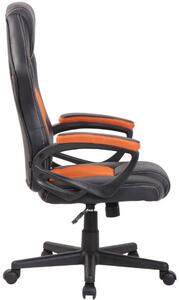 Krzesło biurowe Leyla pomarańczowe