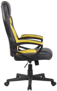 Krzesło biurowe Leyla żółte