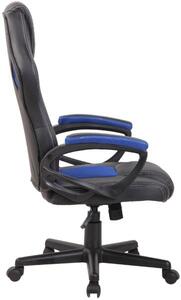 Krzesło biurowe Leyla niebieskie