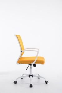 Krzesło biurowe Lylah żółte