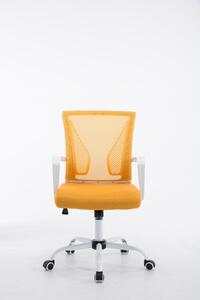 Krzesło biurowe Lylah żółte