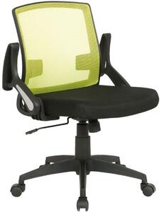 Krzesło biurowe Melina czarne/zielone