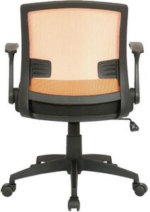 Krzesło biurowe Melina czarny/pomarańczowy