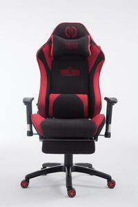 Krzesło biurowe Saige czarne/czerwone