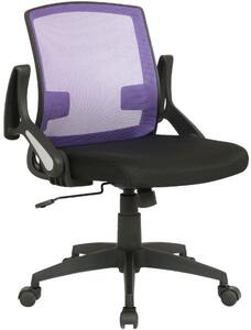 Krzesło biurowe Melina czarno/fioletowe