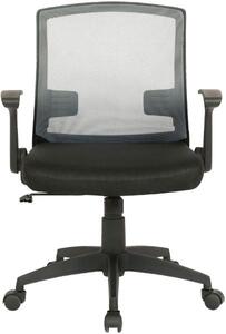 Krzesło biurowe Melina czarny/szary