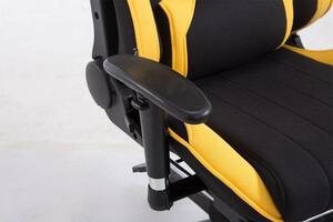 Krzesło biurowe Marilyn czarny/żółty