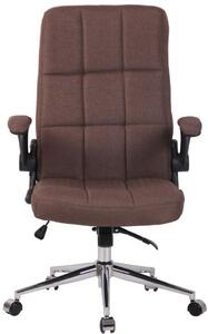 Krzesło biurowe Romina brązowe