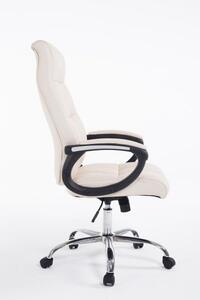 Krzesło biurowe Zahra kremowe