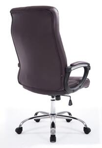 Krzesło biurowe Zahra brązowe