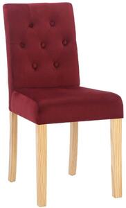 Krzesło do jadalni Belen czerwone