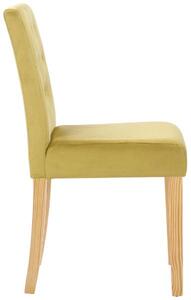 Krzesło do jadalni Belen żółte