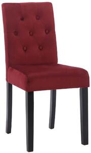 Krzesło do jadalni Jaxon czerwone