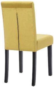 Krzesło do jadalni Jaxon żółte