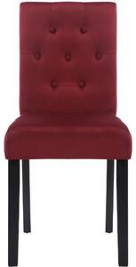 Krzesło do jadalni Jaxon czerwone