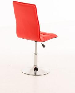 Krzesło do jadalni Nia czerwone