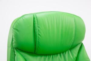 Krzesło biurowe kość słoniowa zielona