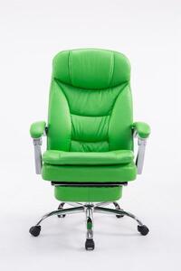 Krzesło biurowe kość słoniowa zielona