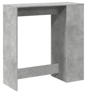 Stolik barowy z przegrodami, szarość betonu, 101x40x103,5 cm