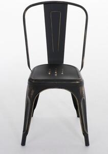 Krzesło Nora czarno-złote