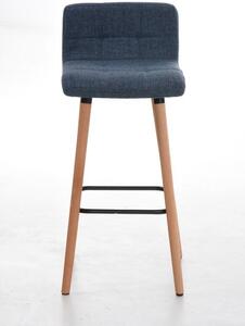 Krzesło barowe Zayd niebieskie