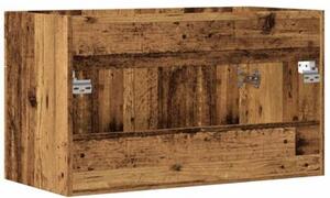 Szafka pod umywalkę, stare drewno, 80x38,5x46 cm