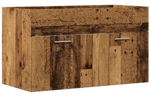 Szafka pod umywalkę, stare drewno, 80x38,5x46 cm